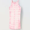 Blukids Vestito in costina di cotone stretch ragazza- Vestiti