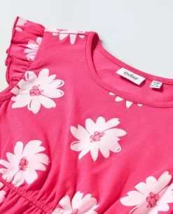 Blukids Vestito in cotone stretch bambina- Vestiti