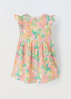 Blukids Vestito in crepe multicolor bambina- Vestiti