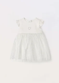 Blukids Vestito in jersey di cotone stretch neonata- Vestitini