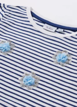Blukids Vestito in jersey di cotone stretch bambina- Vestiti
