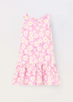 Blukids Vestito in jersey di puro cotone bambina- Vestiti