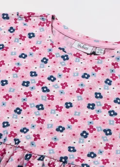Blukids Vestito in jersey di puro cotone bambina- Vestiti
