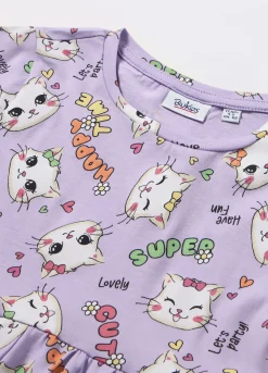 Blukids Vestito in jersey di puro cotone bambina- Vestiti