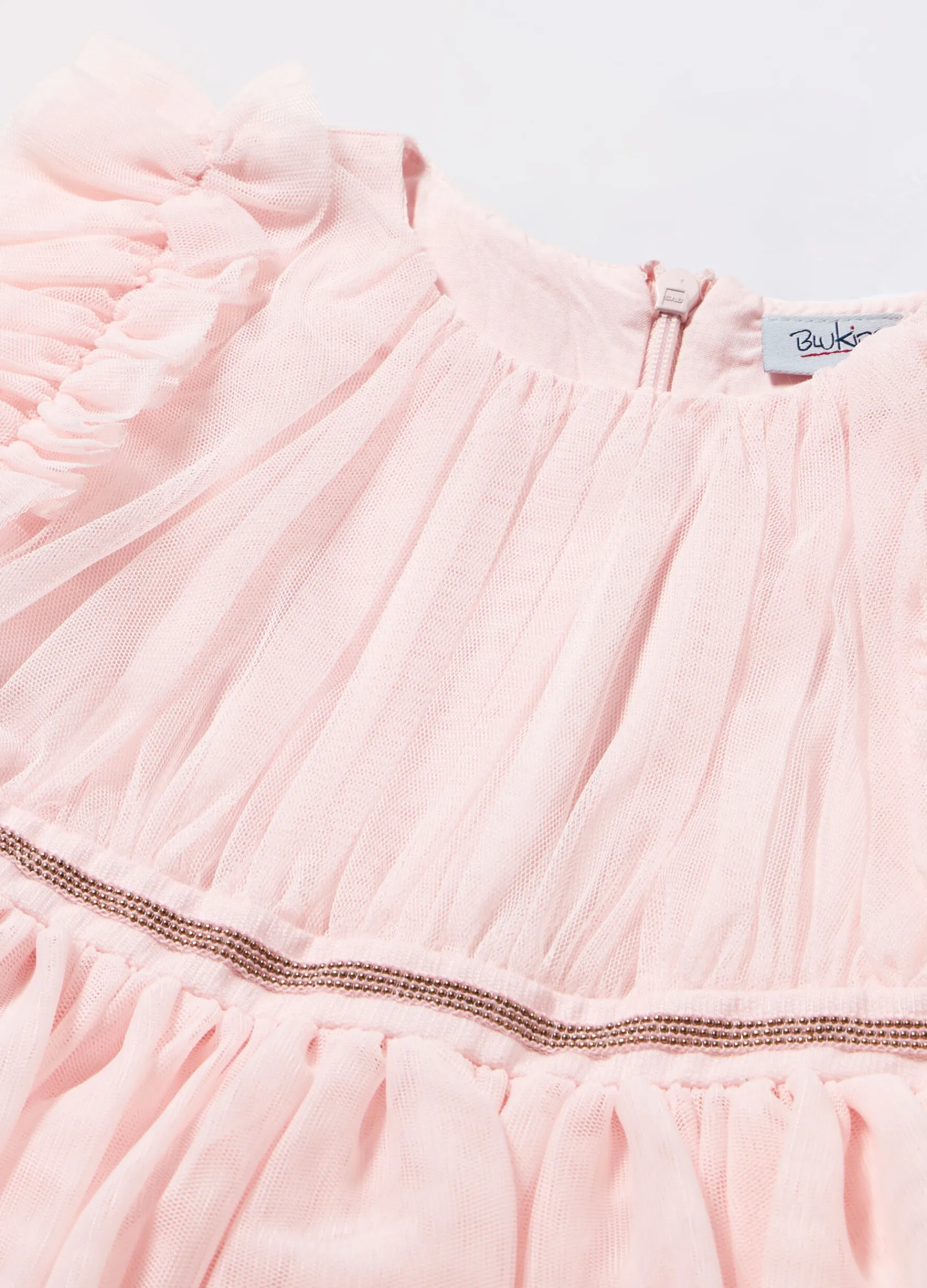Blukids Vestito in mesh neonata- Vestitini