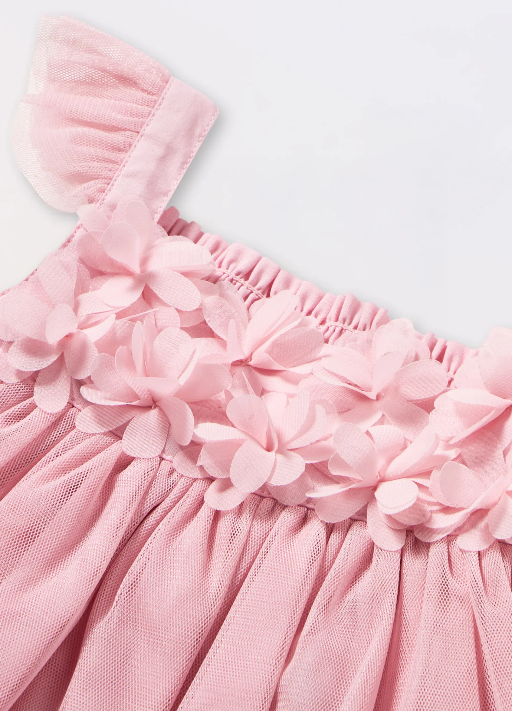 Blukids Vestito in mesh neonata- Vestitini