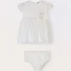 Blukids Vestito in popeline di puro cotone neonata- Vestitini