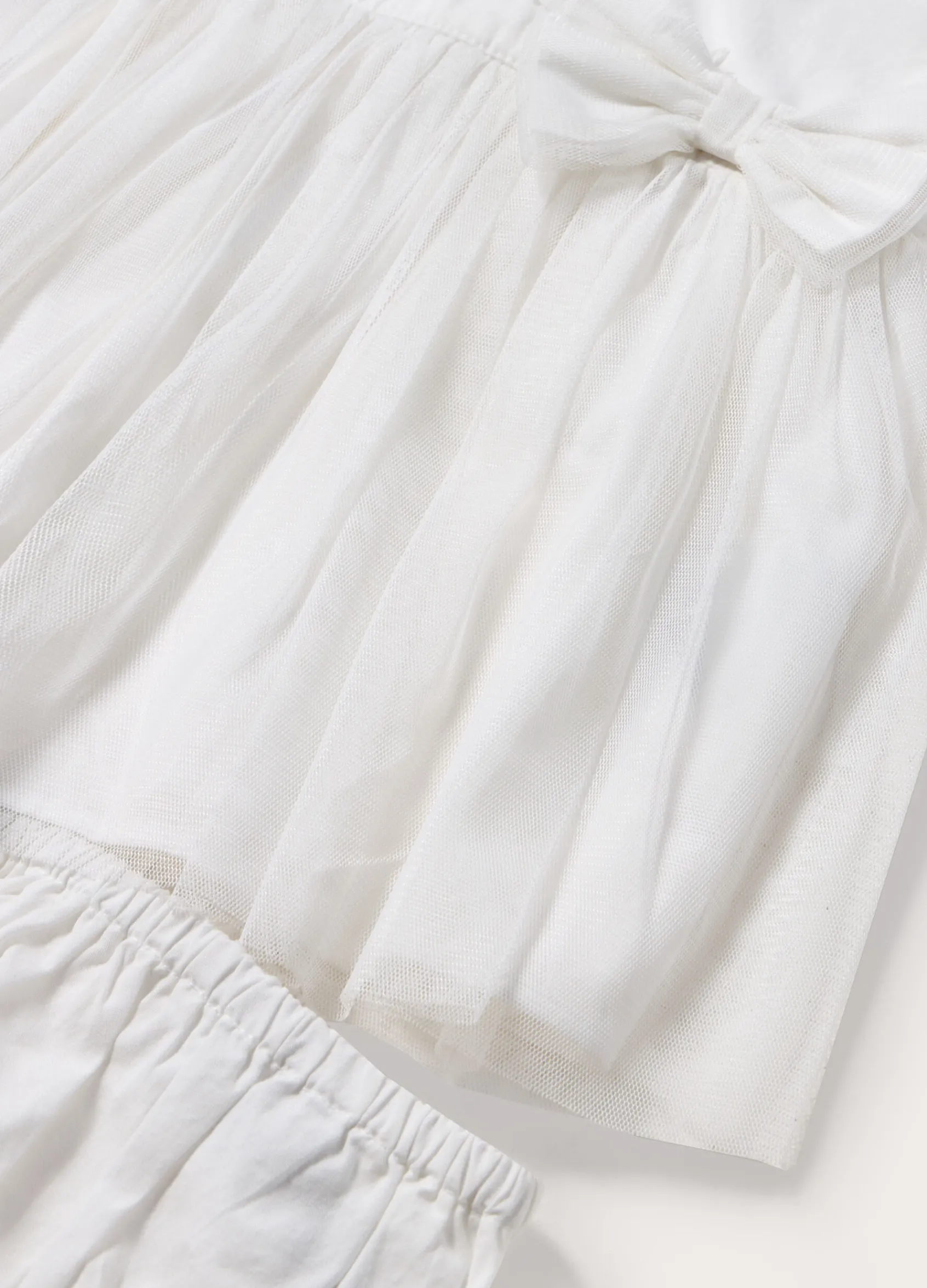 Blukids Vestito in popeline di puro cotone neonata- Vestitini