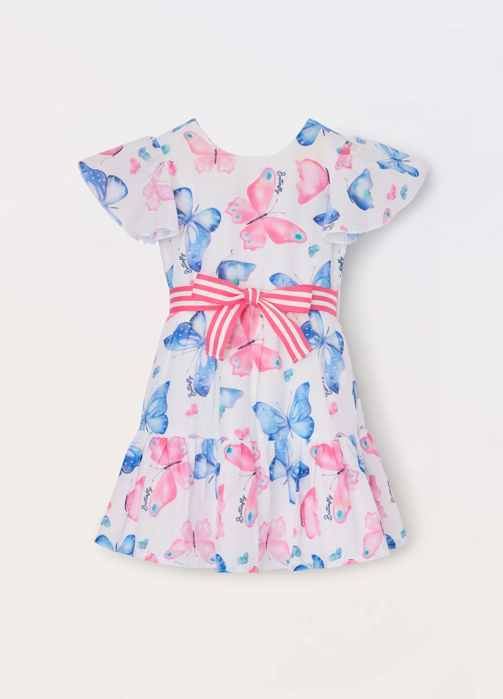 Blukids Vestito in puro cotone bambina- Vestiti