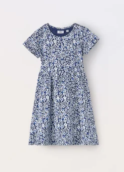 Blukids Vestito in puro cotone bambina- Vestiti