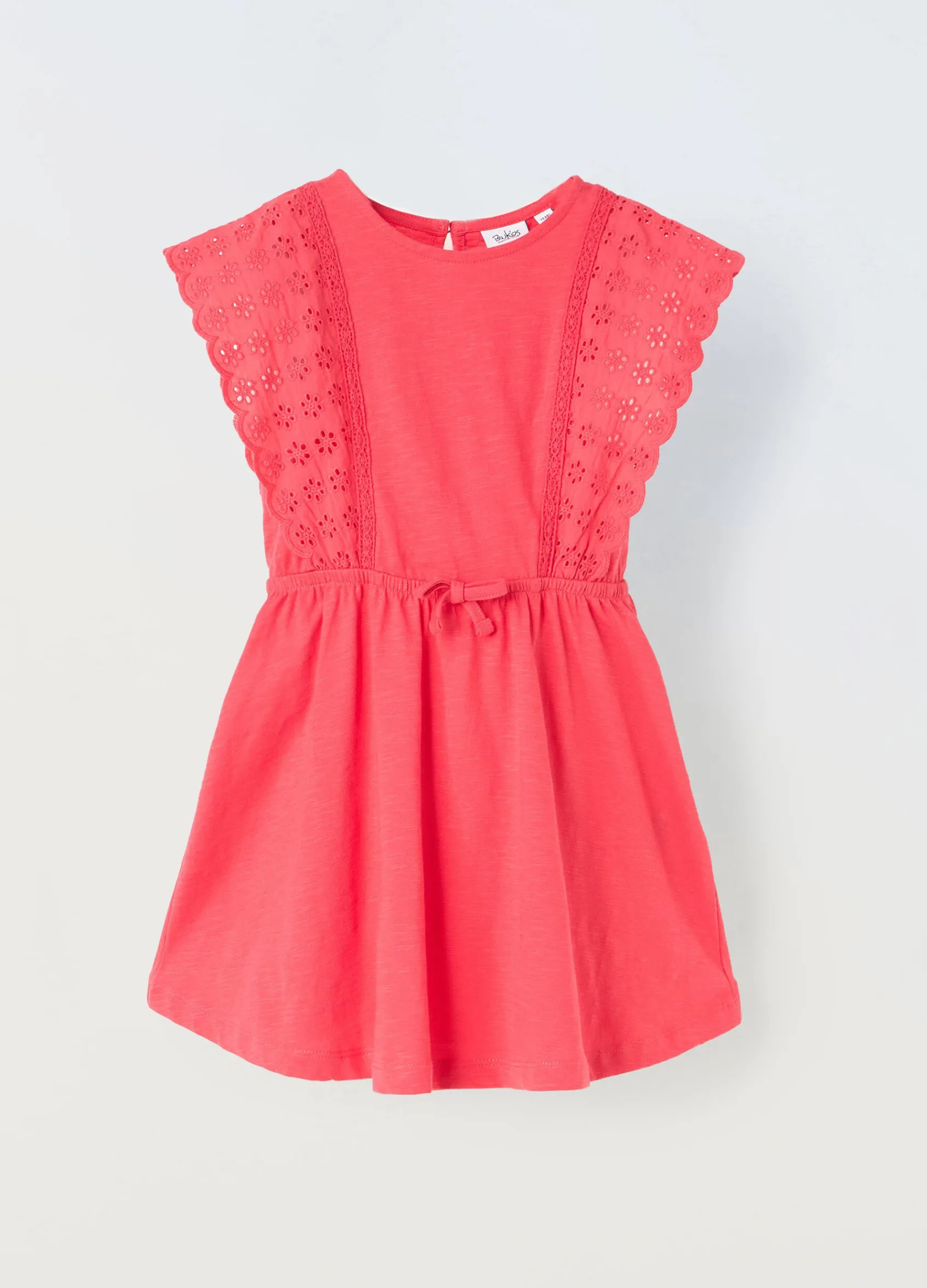 Blukids Vestito in puro cotone bambina- Vestiti