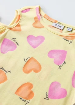 Blukids Vestito in puro cotone bambina- Vestiti