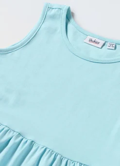 Blukids Vestito in puro cotone bambina- Vestiti