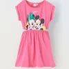 Blukids Vestito in puro cotone con cut out bambina- Vestiti