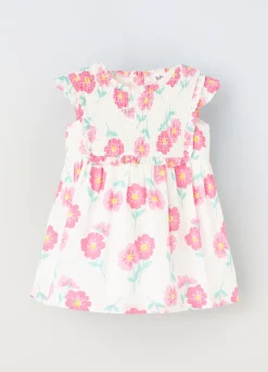 Blukids Vestito in puro cotone neonata- Vestitini