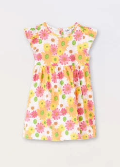 Blukids Vestito in puro cotone neonata- Vestitini