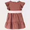 Blukids Vestito misto lino neonata- Vestitini
