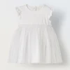 Blukids Vestito smanicato con gonna in tulle neonata- Vestitini