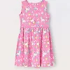 Blukids Vestito smanicato in jersey di cotone stretch bambina- Vestiti