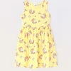 Blukids Vestito smanicato in jersey di puro cotone bambina- Vestiti