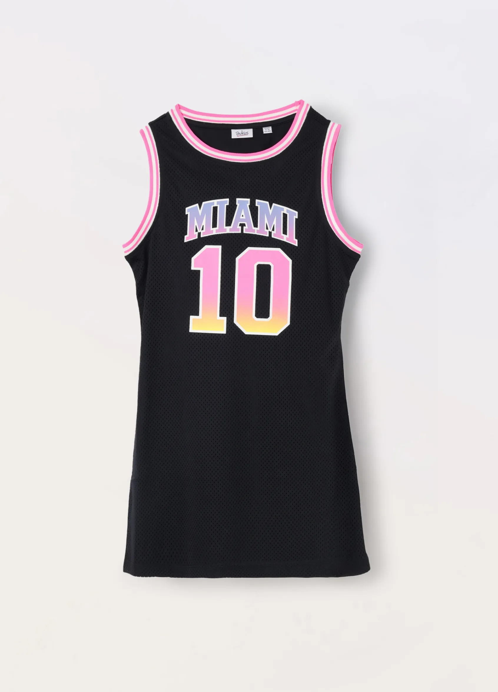 Blukids Vestito smanicato mesh ragazza- Vestiti